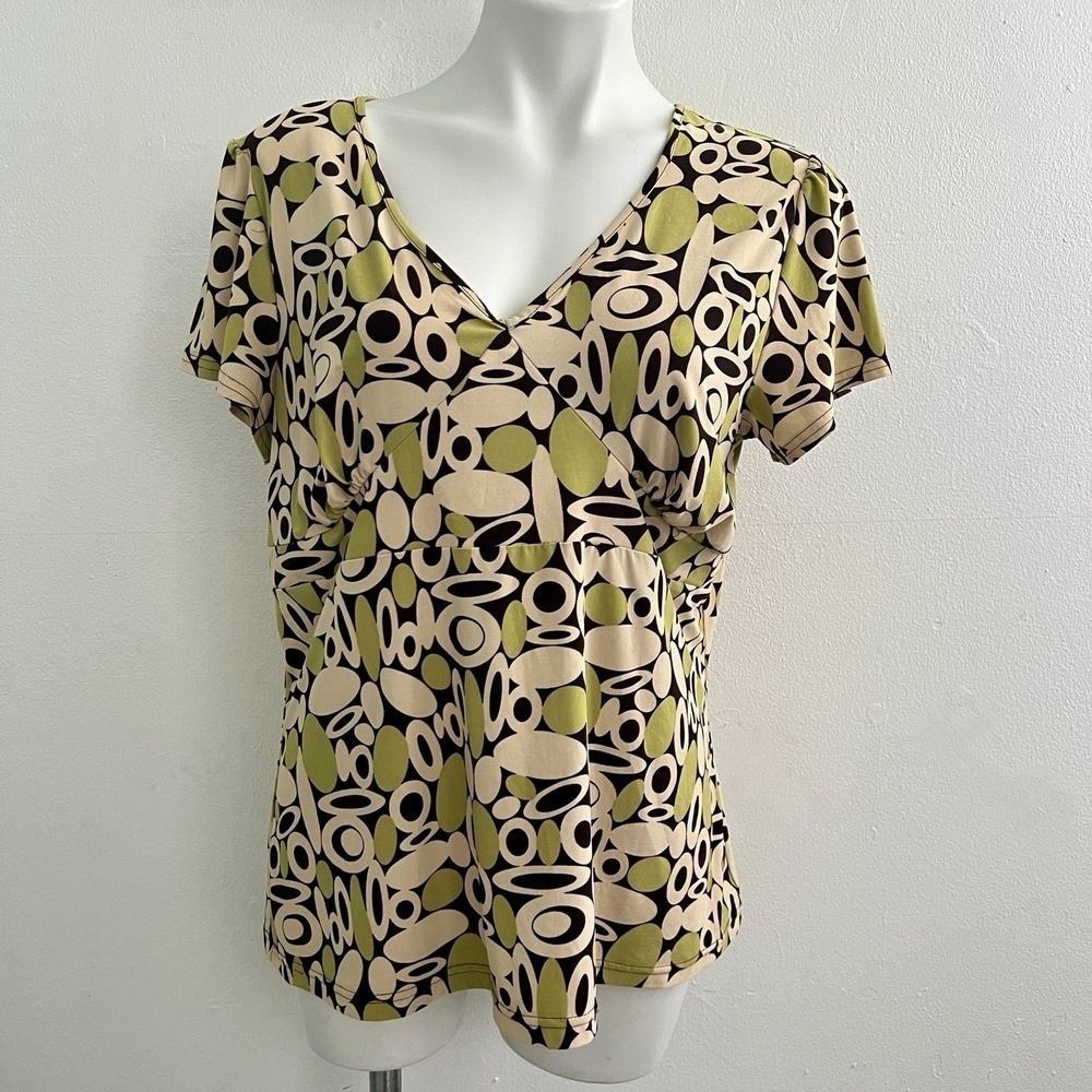 Vintage 70s Blouse top XLARGE - Picture 3 of 9